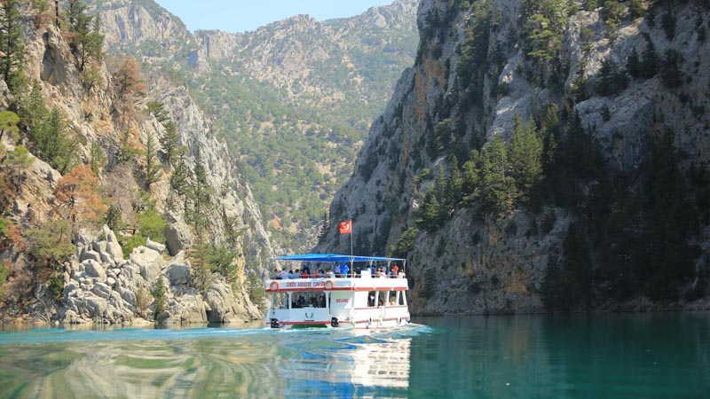 Green Canyon Boat Tour Departing from alanya Fishing and Lake Tour