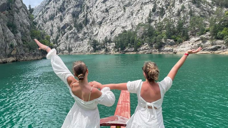 green canyon boat trip ticket side