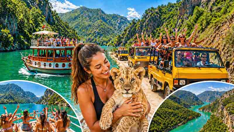 lion safari green canyon splash feast